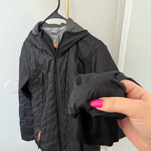 Icebreaker black puffer jacket merino wool jacket - Picture 5 of 5